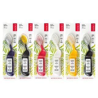 Foto 1 | Foto 1 | Cepillo De Dientes Radius Flex Brush Cerdas Suaves Sin Bpa Paquete De 6 - Venta Internacional.
