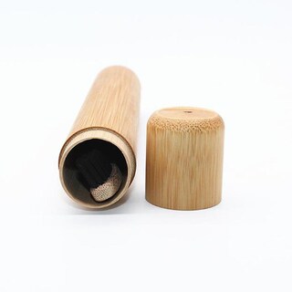 Foto 3 | Foto 3 | Funda De Cepillo De Dientes Tubo Portátil De Bambú Natural Para Viajes - Venta Internacional.