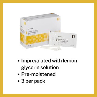 Foto 4 | Foto 4 | Hisopo Oral En Bastoncillo Mckesson Con Glicerina De Limón Estéril, 250 Ml, 25 X 10 - Venta Internacional.