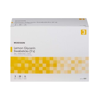 Foto 5 | Foto 5 | Hisopo Oral En Bastoncillo Mckesson Con Glicerina De Limón Estéril, 250 Ml, 25 X 10 - Venta Internacional.