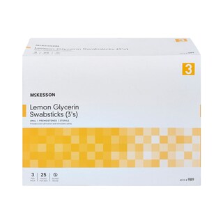 Foto 6 | Foto 6 | Hisopo Oral En Bastoncillo Mckesson Con Glicerina De Limón Estéril, 250 Ml, 25 X 10 - Venta Internacional.