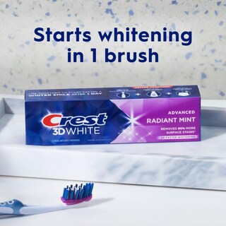 Foto 6 | Foto 6 | Pasta De Dientes Crest 3d White Advanced Radiant Mint 100 Ml X 3 - Venta Internacional.