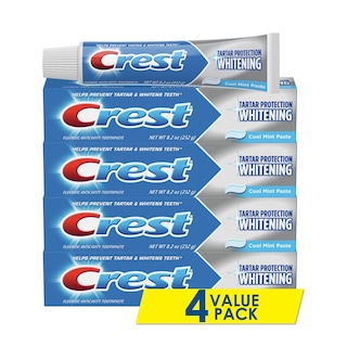 Foto 1 | Foto 1 | Pasta de Dientes Crest Tartar Protection Whitening Cool Mint 240 Ml 4 Piezas - Venta Internacional