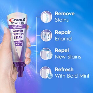 Foto 2 | Foto 2 | Pasta de Dientes Crest 3DWhite Brilliance Quitamanchas Profundas 90 ml - Venta Internacional