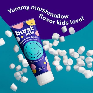 Foto 2 | Foto 2 | Pasta De Dientes Burst Burst Marshmallow Sparkle Kids 120 Ml Con Flúor - Venta Internacional.