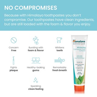 Foto 3 | Foto 3 | Pasta De Dientes Himalaya Botanique Whitening Complete Care, 150 Ml, Paquete De 2 - Venta Internacional.