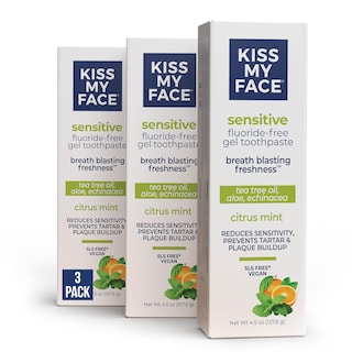 Foto 1 | Foto 1 | Pasta De Dientes Kiss My Face Sensitive Citrus Mint Gel 133 Ml, Paquete De 3 - Venta Internacional.