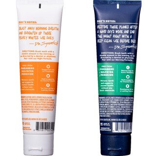 Foto 2 | Foto 2 | Pasta de Dientes Dr. Squatch Kit Blanqueador de Dientes Día/Noche 2 Piezas de 4.7 Oz C/U - Venta Internacional