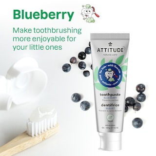 Foto 4 | Foto 4 | Pasta De Dientes Attitude Previene La Caries Dental Vegan Blueberry 125ml - Venta Internacional.