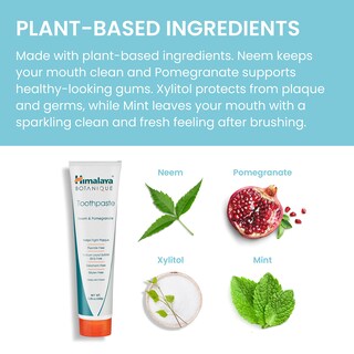 Foto 6 | Foto 6 | Pasta De Dientes Himalaya Botanique Original Neem & Pomegranate 150ml - Venta Internacional.
