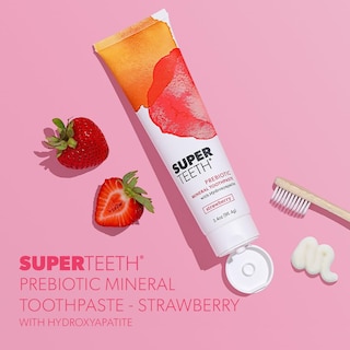 Foto 3 | Foto 3 | Pasta De Dientes Superteeth Prebiotic Mineral Adults & Kids Strawberry - Venta Internacional.