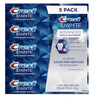 Foto 1 | Foto 1 | Crest 3D White Advance Whitening 165 ml 5 Piezas - Venta Internacional