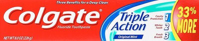 Foto 2 | Foto 2 | Pasta de Dientes Colgate Triple Action de 226 g-Venta Internacional