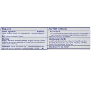 Foto 4 | Foto 4 | Pasta de Dientes Crest Cavity Protection Regular 240 ml 4 Piezas - Venta Internacional
