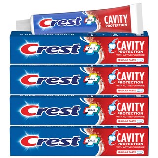 Foto 5 | Foto 5 | Pasta de Dientes Crest Cavity Protection Regular 240 ml 4 Piezas - Venta Internacional