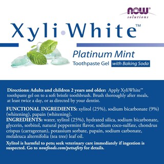Foto 2 | Foto 2 | Pasta De Dientes En Gel Now Foods Solutions Xyliwhite Platinum Mint 180 Ml - Venta Internacional.