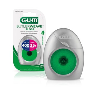 Foto 1 | Foto 1 | Hilo Dental Gum Butlerweave, Tejido, Resistente A La Rotura, Paquete De 3 - Venta Internacional.