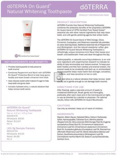 Foto 7 | Foto 7 | Pasta De Dientes Doterra On Guard Natural Whitening 125 Ml (paquete De 2) - Venta Internacional.