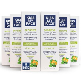 Foto 1 | Foto 1 | Pasta De Dientes Kiss My Face Sensitive Citrus Mint Gel 133 Ml, Paquete De 6 - Venta Internacional.