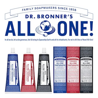 Foto 6 | Foto 6 | Pasta De Dientes Dr. Bronner's All-one 70% Orgánica, 140 Ml, Paquete De 4 - Venta Internacional.