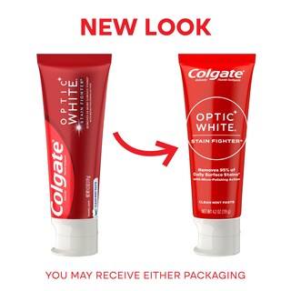 Foto 2 | Foto 2 | Pasta De Dientes Colgate Optic White Stain Fighter 125 Ml, Paquete De 4 - Venta Internacional.