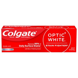Foto 1 | Foto 1 | Pasta De Dientes Colgate Optic White Stain Fighter Whitening 125ml - Venta Internacional.