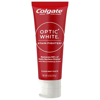 Foto 7 | Foto 7 | Pasta De Dientes Colgate Optic White Stain Fighter Whitening 125ml - Venta Internacional.