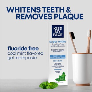 Foto 4 | Foto 4 | Pasta De Dientes Kiss My Face Super White Gel 133 Ml, Paquete De 6 - Venta Internacional.