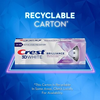 Foto 5 | Foto 5 | Pasta De Dientes Crest 3d White Brilliance Teeth Whitening X3 - Venta Internacional.
