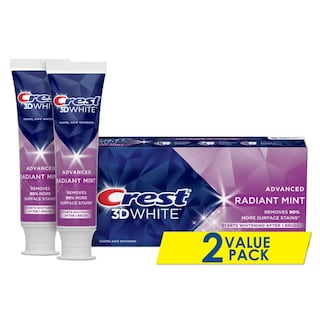 Foto 1 | Foto 1 | Pasta De Dientes Crest 3d White Radiant Mint 112 Ml (paquete De 2) - Venta Internacional.