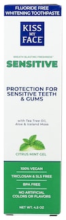 Foto 1 | Foto 1 | Pasta De Dientes Kiss My Face Sensitive Whitening Citrus Mint 135 Ml - Venta Internacional.