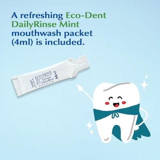 Foto 3 | Foto 3 | Polvo De Dientes Eco-dent Dailycare Bicarbonato De Sodio Original Mint 60 Ml - Venta Internacional.