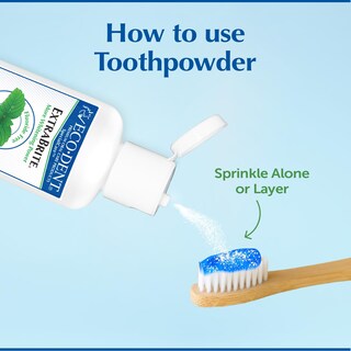 Foto 3 | Foto 3 | Polvo De Dientes Eco-dent Extrabrite Con Bicarbonato De Sodio Y Menta  60 Ml  Paquete De 3 - Venta Internacional.