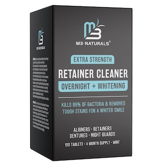 Foto 1 | Foto 1 | Retainer Cleaner M3 Naturals Overnight + Whitening 120 Tabletas - Venta Internacional.