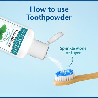Foto 4 | Foto 4 | Polvo De Dientes Eco-dent Tartarguard  Bicarbonato De Sodio  Menta Fresca  60 Ml - Venta Internacional.