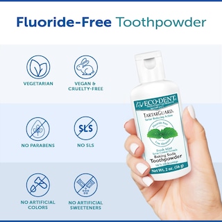 Foto 5 | Foto 5 | Polvo De Dientes Eco-dent Tartarguard Bicarbonato De Sodio Menta Fresca 60 Ml - Venta Internacional.