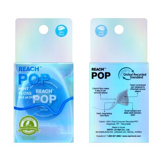 Foto 6 | Foto 6 | Eliminador De Placa Dental Floss Reach Pop Mint 50 M Paquete De 3 - Venta Internacional.