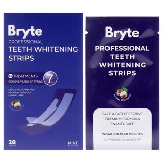 Foto 1 | Foto 1 | Tiras Blanqueadoras De Dientes Bryte Professional Con Aceite De Coco, 28 Peniques - Venta Internacional.