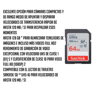 Foto 3 | Foto 3 | Tarjeta de Memoria Sandisk de 64 Gb
