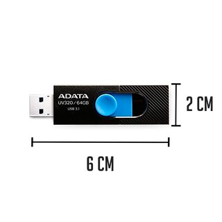 Foto 3 | Foto 3 | Memoria Flash Adata 64GB USB 3.1 UV320 Deslizable