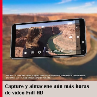 Foto 6 | Foto 6 | Tarjeta Memoria Micro SD Sandisk Ultra A1 128 GB Full HD