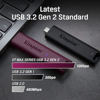 Foto 3 | Foto 3 | Unidad Flash Usb Kingston Datatraveler Max Tipo-a De 1 Tb - Venta Internacional.
