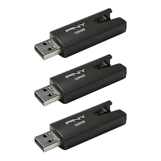 Foto 2 | Foto 2 | Unidad Flash Usb Pny Attaché 128 Gb Usb 2.0, Paquete De 3 - Venta Internacional.
