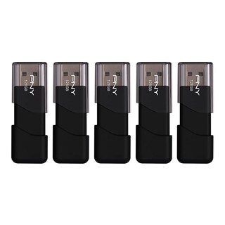Foto 1 | Foto 1 | Unidad Flash Usb Pny Attaché 3 128 Gb Usb 2.0 Negra (x5) - Venta Internacional.
