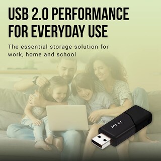 Foto 4 | Foto 4 | Unidad Flash Usb Pny Attaché 3 128 Gb Usb 2.0 Negra (x5) - Venta Internacional.