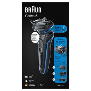 Foto 1 | Foto 1 | Afeitadora Eléctrica Braun Series 5 5049cs Con Soporte De Carga Azul - Venta Internacional.