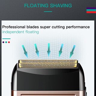 Foto 4 | Foto 4 | Afeitadora Eléctrica Vgr 331 Inalámbrica De Doble Hoja Flotante - Venta Internacional.