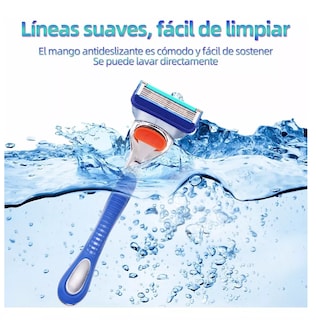 Foto 4 | Foto 4 | Rastrillos para Afeitar Belug 12 Piezas 5 Capas Cuchilla