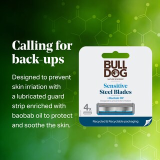 Foto 2 | Foto 2 | Recambios Razor Blades para Piel Sensible Bulldog 4 Unidades - Venta Internacional