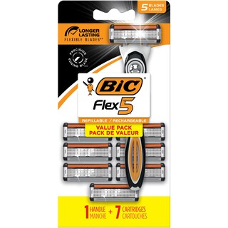 Foto 1 | Foto 1 | Rasuradora Razors Bic Flex 5 Recargable 1 Mango y 7 Cartuchos - Venta Internacional
